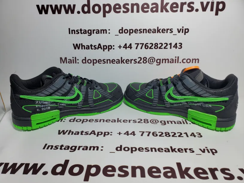 Nike Air Rubber Dunk Off-White Green Strike CU6015-001