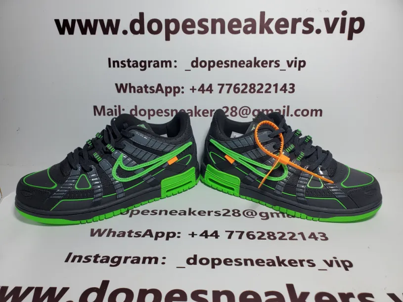 Nike Air Rubber Dunk Off-White Green Strike CU6015-001