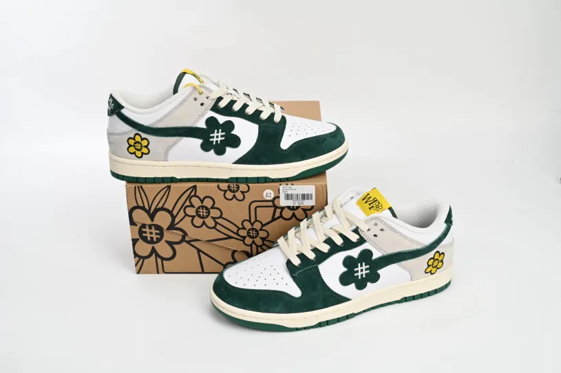 Nike SB Dunk Low WTP"MOSS" DUNK White Blue 124-93-034