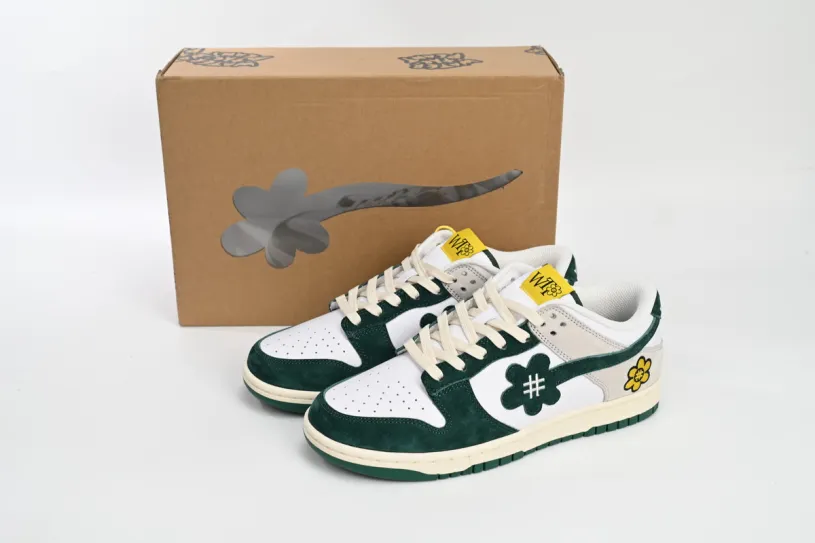 Nike SB Dunk Low WTP"MOSS" DUNK White Blue 124-93-034