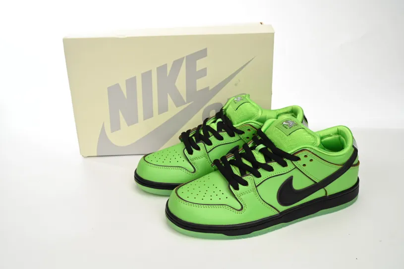 The Powerpuff Girls x Nike SB Dunk Low “Buttercup” FZ8319-300