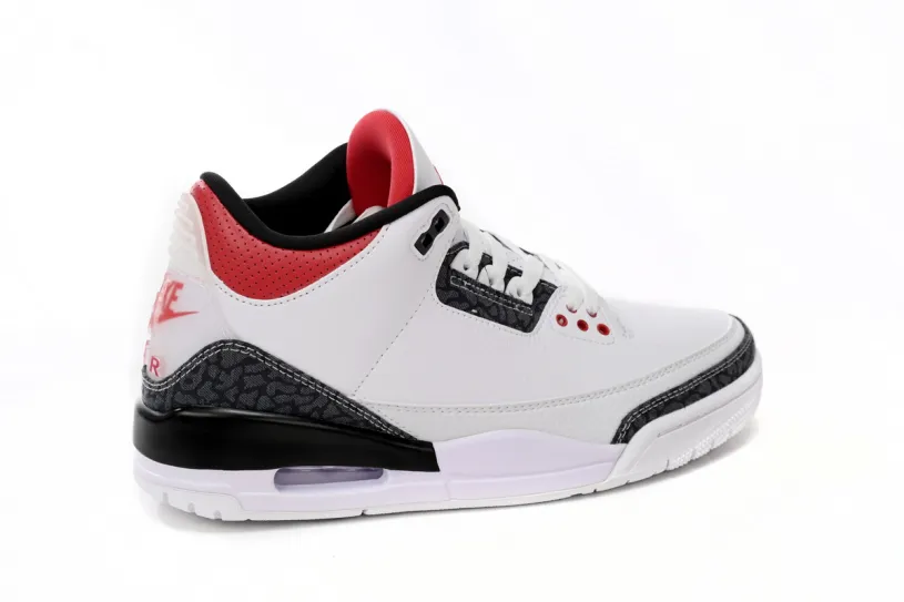 Mens Air Jordan 3 Retro Sp J Balvin Medell铆n Sunset SE DNM “Fire Red CZ6431-100
