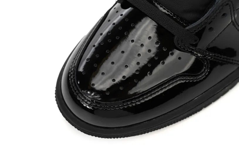 Air Jordan 1 Red And Grey High OG Patent Black Metallic Gold 555088-032