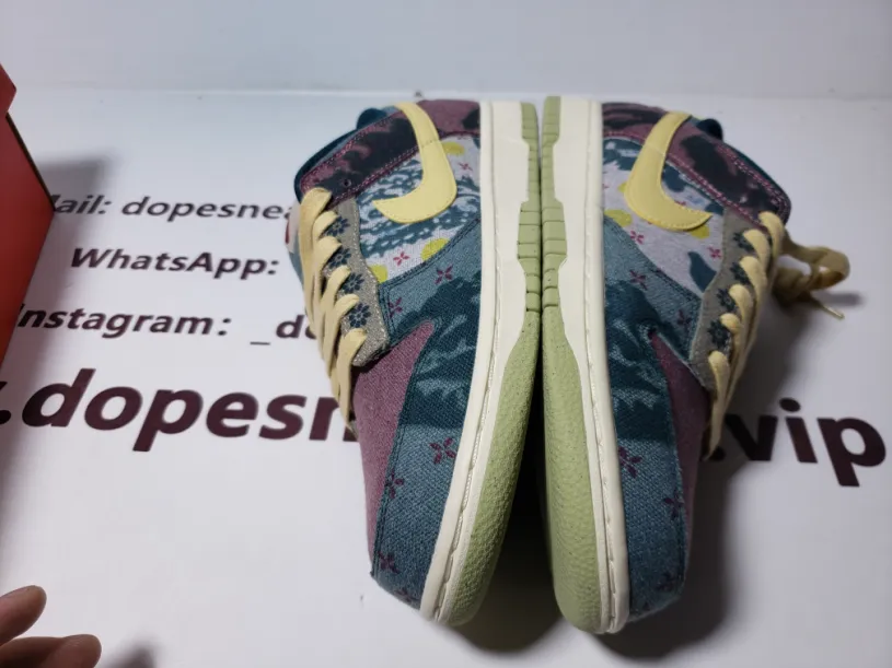 Nike Dunk Sky Hi Wedge Low Community Garden CZ9747-900