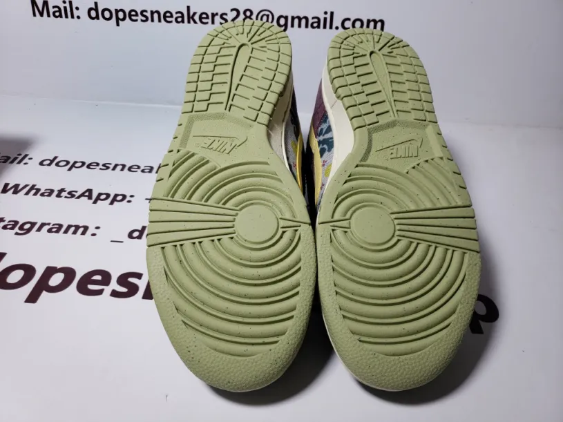 Nike Dunk Sky Hi Wedge Low Community Garden CZ9747-900