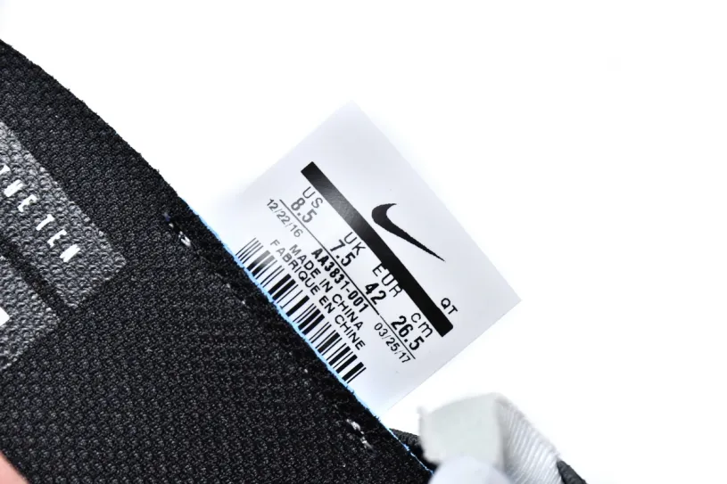 OFF White x Nike Air VaporMax Black White