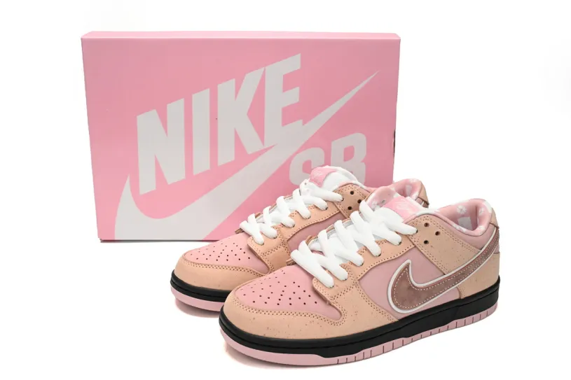 CONCEPTS × Pink Nike Dunks Low SB Pink Lobster BV1310-800