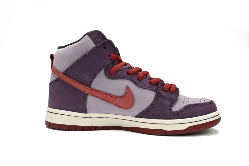 Grey Nike Dunk High SB High Daybreak Plum 313171-500