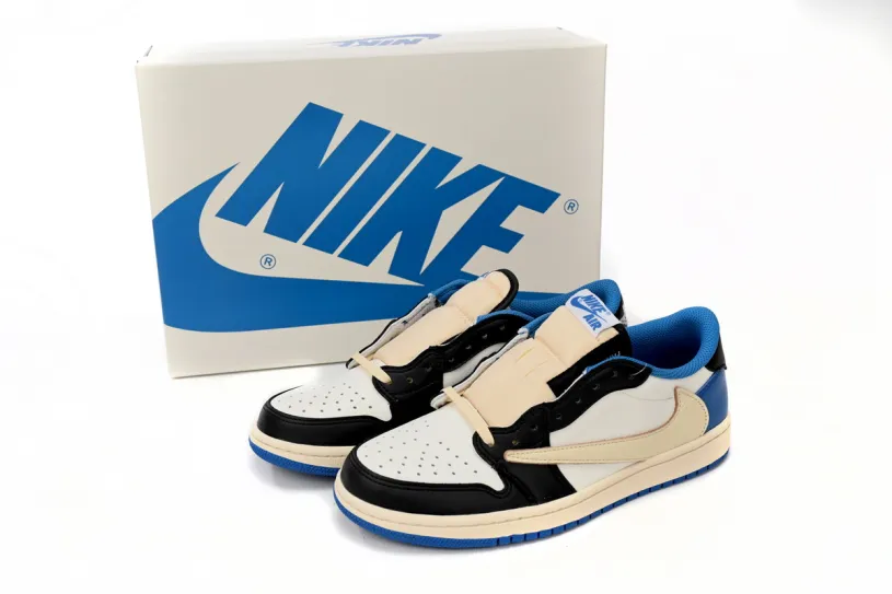 Fragment Design x Travis Scott x Air Jordan 1 Spiderman Low-DM7866-140(Top version)