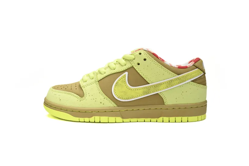 CONCEPTS × Nike Dunk SB Fluorescent Yellow Lobster BV1310-566