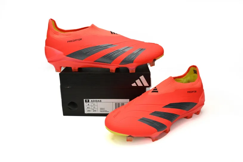 Adidas Predator Mutator 20.1 Low Black Red IG7712 (Laceless)