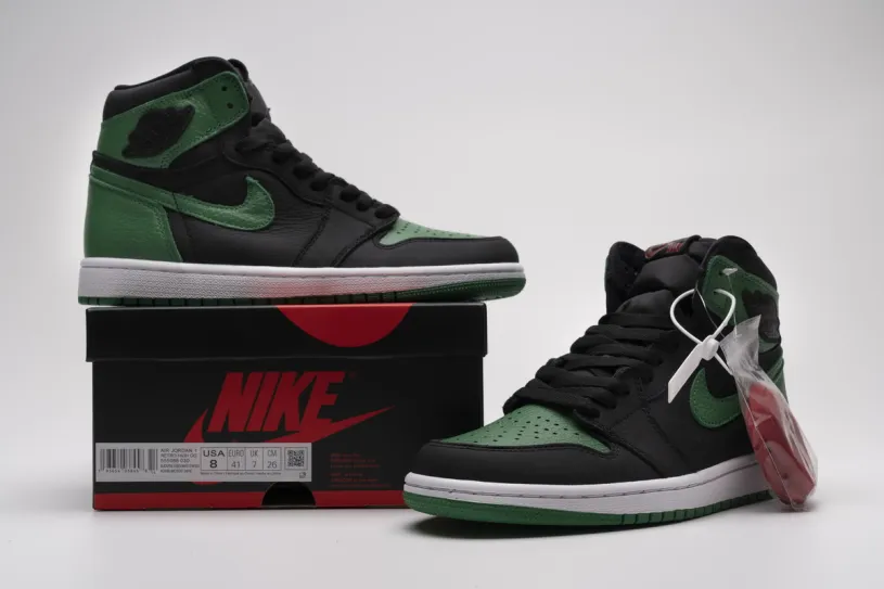 Air Jordan 1 Washed Pink Retro High Pine Green Black 555088-030