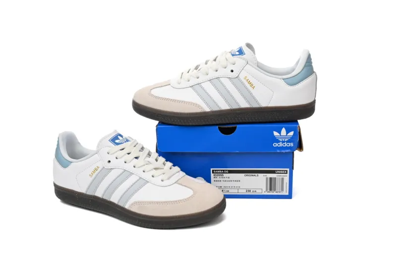 adidas Samba OG White Halo Blue ID2055