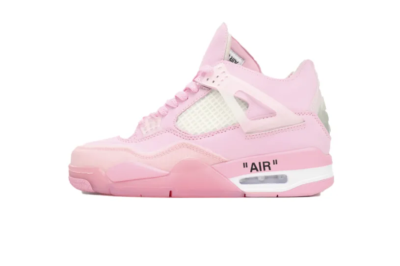 OFF White x Air Jordan 4 Pink Co Branding  CV9388-105