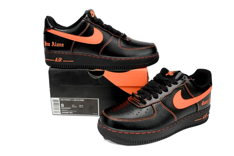 Mens VLONE x Men's Nike Air Force 1 Low 'Bred Vlone AA5360-001