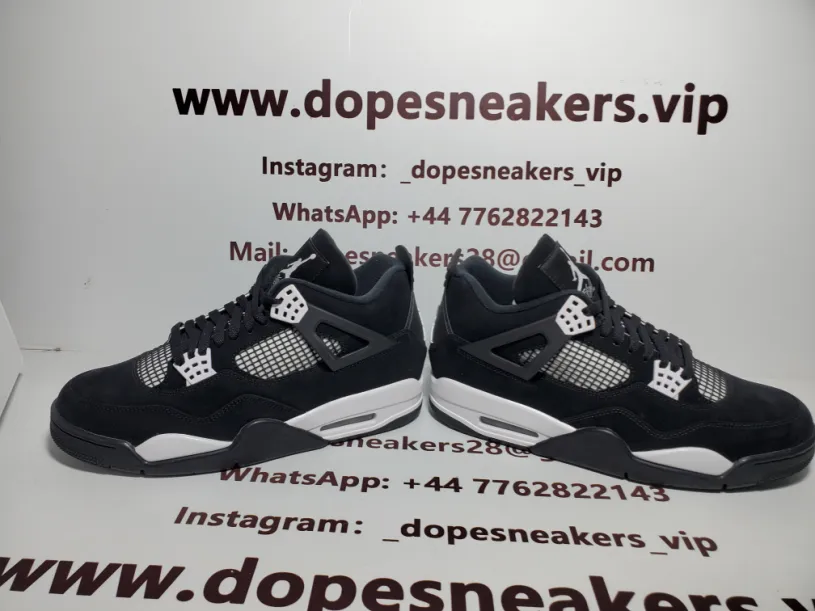 Air Jordan 4 Supreme Retro White Thunder FQ8138-001