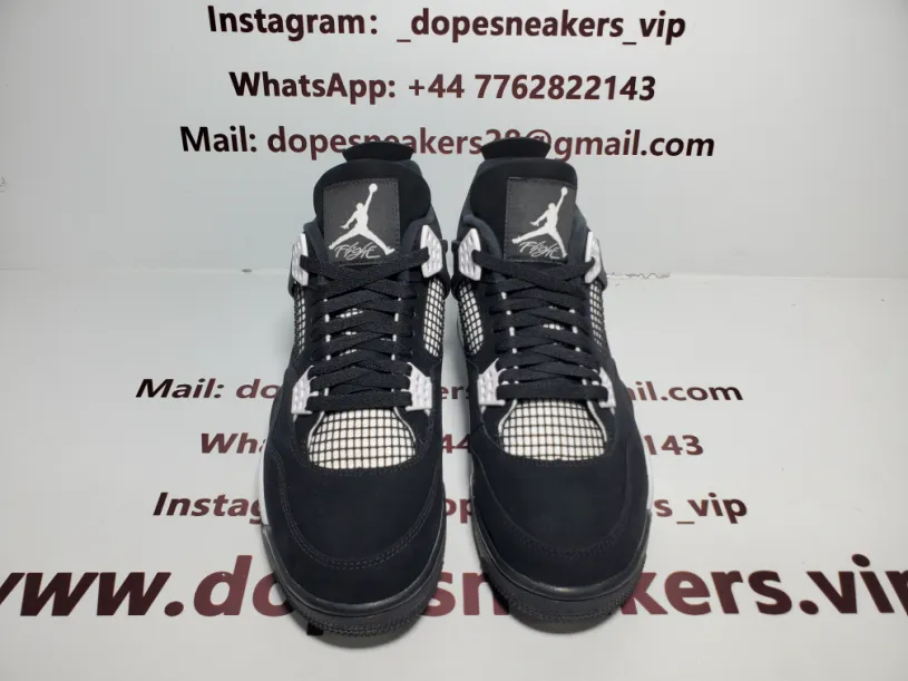 Air Jordan 4 Supreme Retro White Thunder FQ8138-001