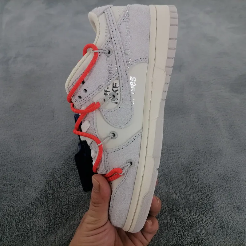 OFF WHITE x Nike Pink Dunk SB Low The 50 NO.13 DJ0950-110