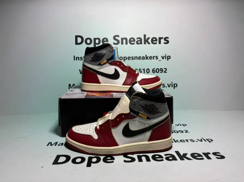 Union LA x Nu Retro Air Jordan 1 Low Retro High OG SP 'Chicago Shadow'  HV8563-600