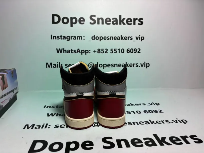 Union LA x Nu Retro Air Jordan 1 Low Retro High OG SP 'Chicago Shadow'  HV8563-600