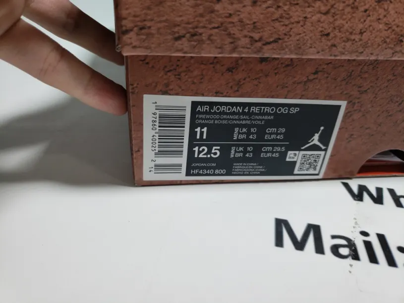 Air Jordan 4 Release Retro OG SP Nigel Sylvester Brick by Brick  HF4340-800