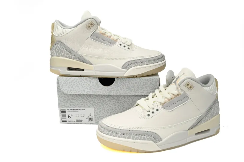 Air Jordan 3 Rust Pink Craft "Ivory" FJ9479-100